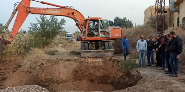 انقطاع المياه عن عدد من أحياء مدينة دير الزور