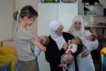 السيدة أسماء الأسد تعايد الأطفال المقيمين في مجمع (لحن الحياة) بريف دمشق