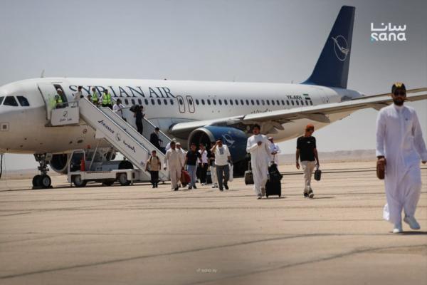 مطار دير الزور يستقبل أول رحلة دولية