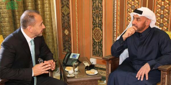 (الغريواتي) يبحث مع وفد إماراتي تعزيز التعاون التجاري