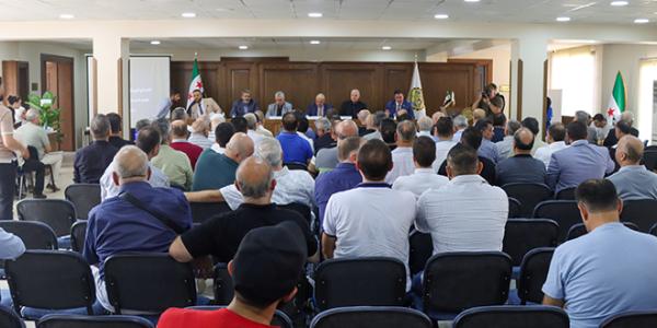 غرفة صناعة حلب تبحث إصلاح الجمارك وتمويل مشاريع الشباب الصناعية