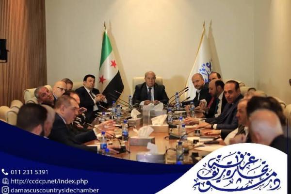 انتخاب  أعضاء المكتب التنفيذي لغرفة تجارة ريف دمشق