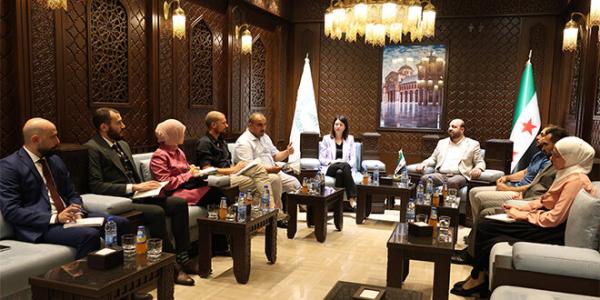 مباحثات بين اتحاد غرف التجارة السورية ووكالة GIZ الألمانية