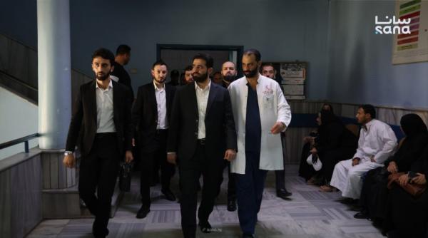 وزير الداخلية يتفقد موقع الانفجار الذي وقع بدمشق ويزور المصابين في ‏المشافي