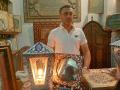 الحرفي محمد تقي الدين عرض فنه العجمي في معرض دمشق الدولي 