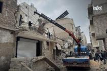 وفاة عاملين وإصابة 2 آخرين جراء انهيار مبنى قيد الإنشاء في حلب